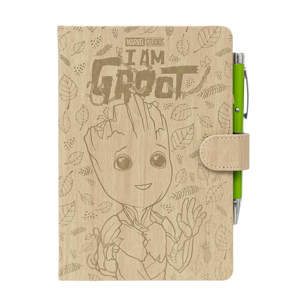Grupo Erik Marvel Guardians Of The Galaxy - Groot A5 Premium With Projector Pen Carnet de notes - Multicolore